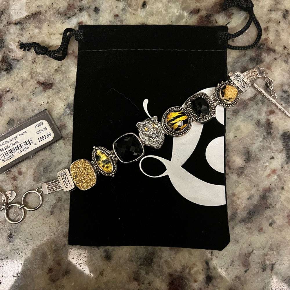 Lori Bonn “The Queen of the Jungle” Charm Bracelet